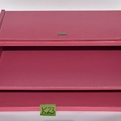 Desk Organizer, Pink, $12