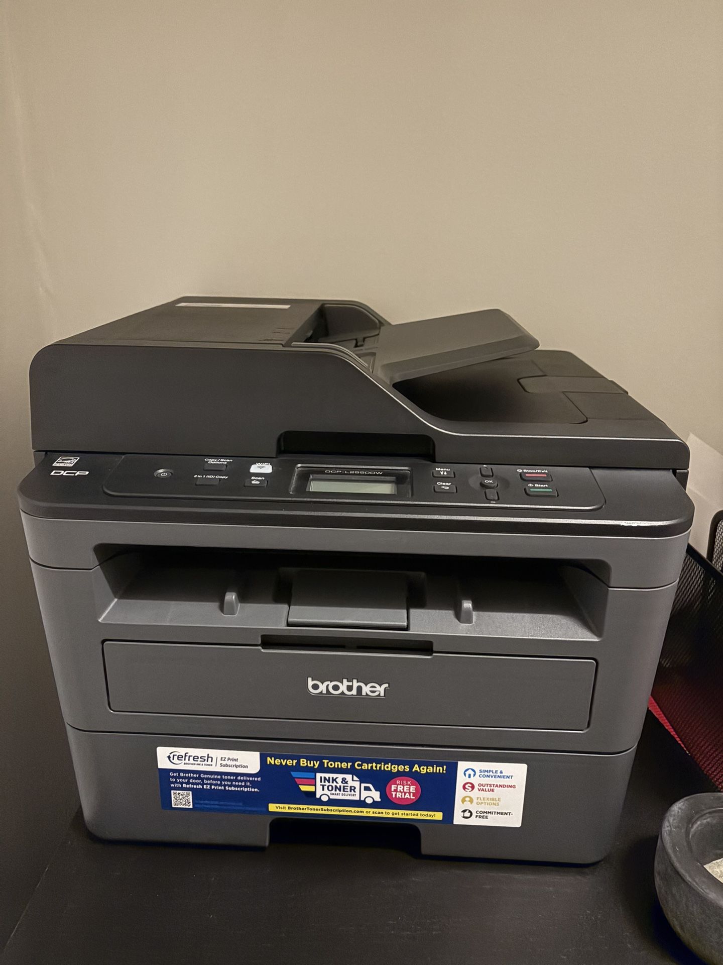 Brother DCP-L2550DW All-in-One Wireless Monochrome Laser Printe