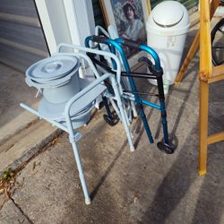 Btand New Medical Potty And Walker