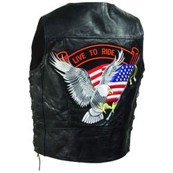 Leather Biker Vest