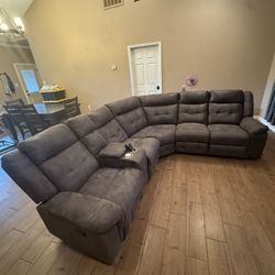 L Shaped Reclining Couch