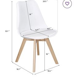 White Dining Chair 