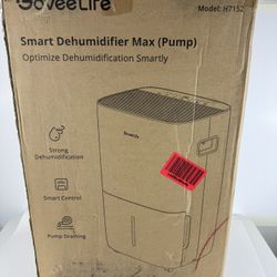 GoveeLife Smart Dehumidifier Basement 4500 Sq.ft H7152 W/ Pump