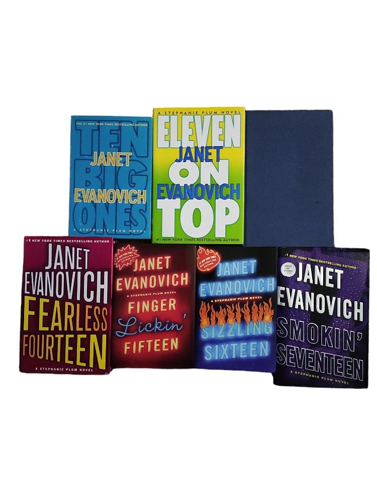 (7) Janet Evanovich Stephanie Plum Hardcover Novels