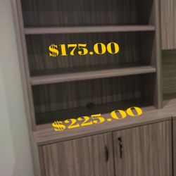 Storage unit, open hutch bookshelf, seven different colors,