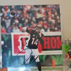 Andy Dalton signed photo