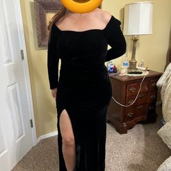 Black Velvet Dress