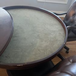 Dining Table / Poker Table With 3 Chairs 