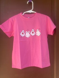 Pink Ghost Heart Valentine Shirt