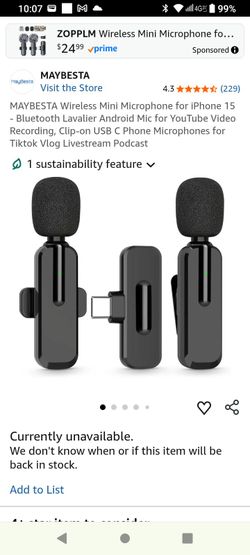 2pc mini microphones
