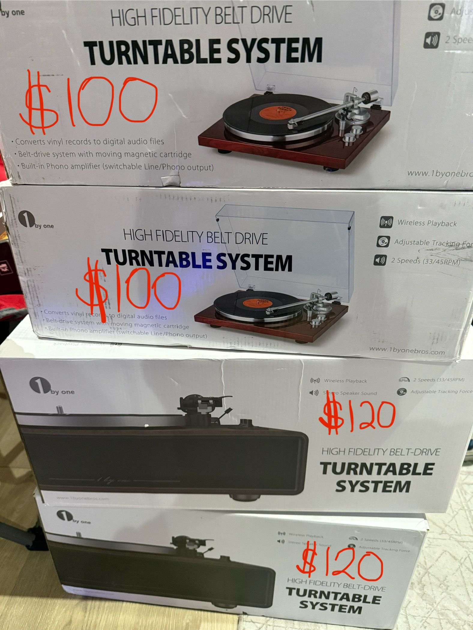 1ByOne Turntable Audiophile