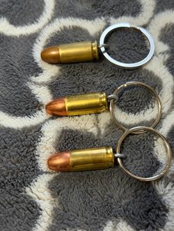 9mm (Real) Bullet Keychain