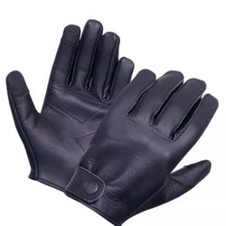 Leather Black Gloves all sizes Available 