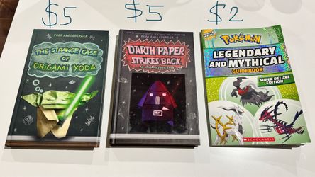 Origami Yoda Series + Pokémon Guidebook – 3 Books