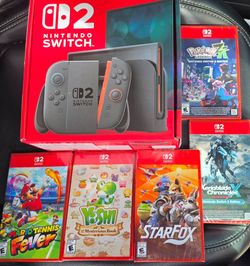Nintendo Switch 2 bundle w/ 5 games All new Star Fox, Yoshi, pokemon and more