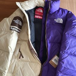 XL Supreme/The North Face Split Puffer Jacket