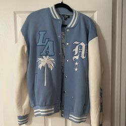 BoohooMAN La Print Varsity Bomber Jacket