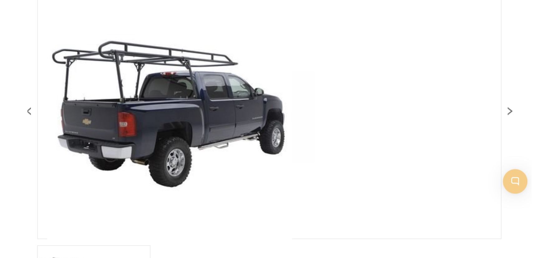 6 foot truck rack with built in straps