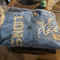 Detroit Lions Zip Hoodie. XXL