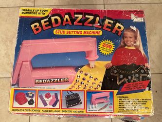 Vintage 1986 BeDazzler Original Rhinestone & Stud Setter Kit – Made in USA
