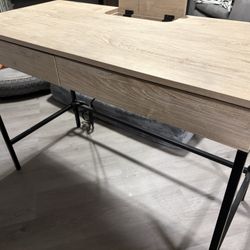 Threshold Loring Wood Writing Desk (Oak Color)