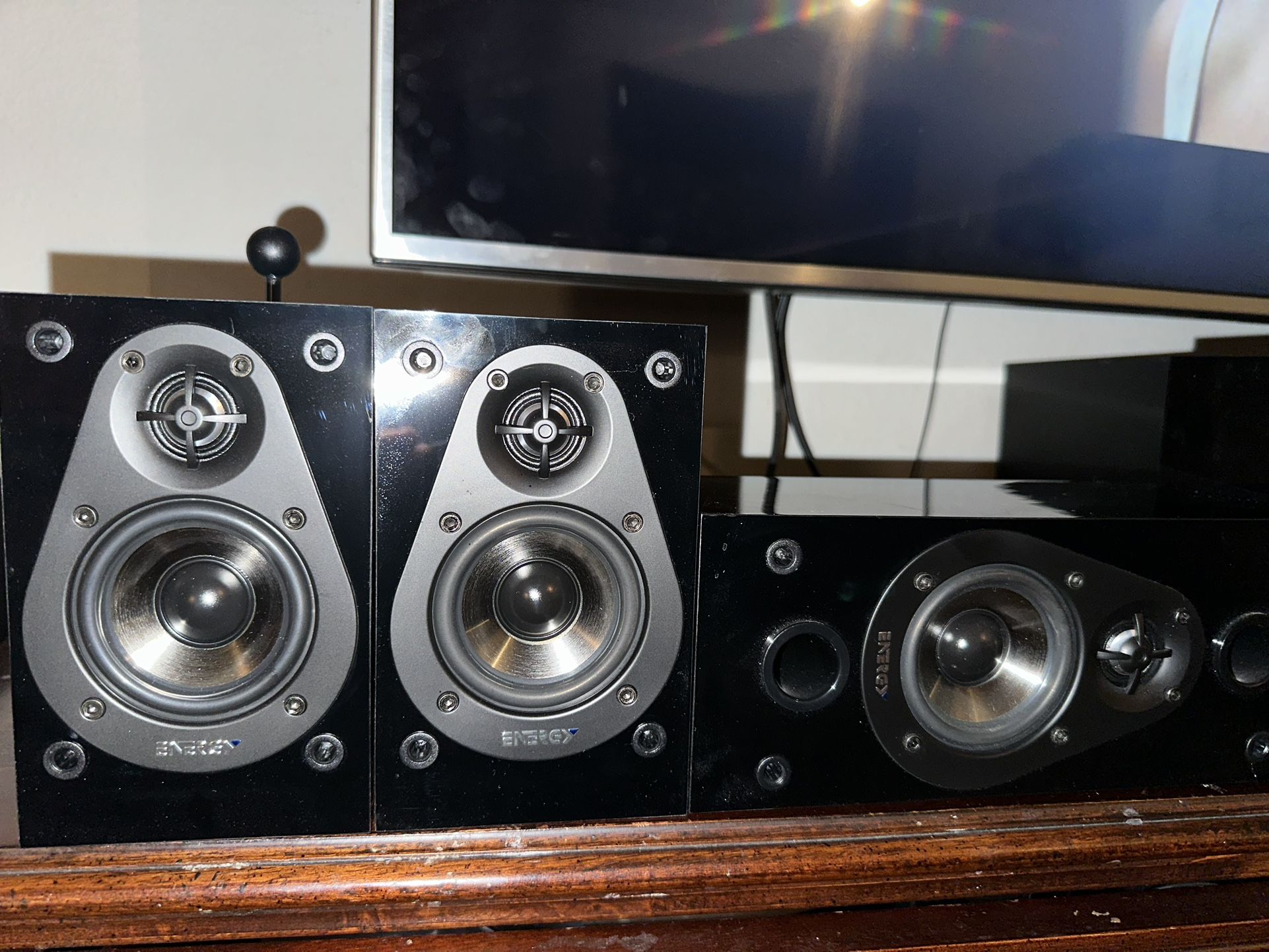 Energy Take  Classic 5.1 Speaker System - 4 Satellite and 1 Center Piano Black