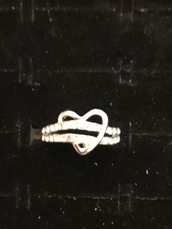 Size 9 silver ring