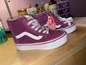High top cheap sparkly vans