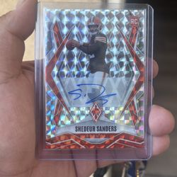Shedeur Sanders Autograph Rookie Card