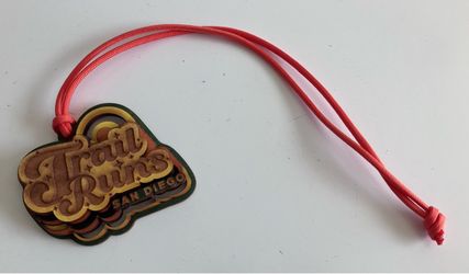 Vintage Wooden Finisher Medal San Diego Trail Ruins Band Souvenir