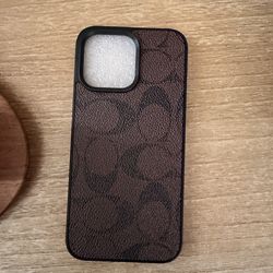 Coach iPhone case