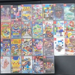 Nintendo Switch Games Lot (22) NEW Sealed - Mario Zelda Pokemon Smash
