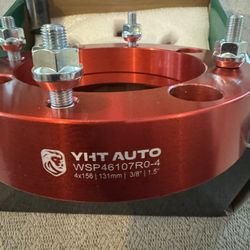 YHTAUTO 4x156mm Wheel Spacers 1.5 Inch Fits Polaris RZR, Magnum, Predator, Ranger, Sportsman, Xplorer, Yamaha Banshee, Blaster, Moto Raptor Models Tir