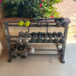WEIGHTS + RACK + BENCH