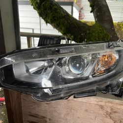 2016 HONDA CIVIC DRIVER HEADLIGHT