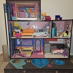 LOL Dollhouse With All The Furniture Shown
