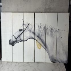 Hobby Lobby Horse Wall Decor Wood Panel Farmhouse Horse Wall Art 24x18