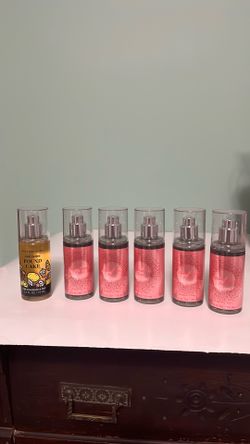 6 Bath and Body Works Fine Fragrance Spray 2.5 oz