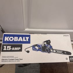Brand New - Kobalt A011038 18-in Corded Electric 15 Amp Chainsaw