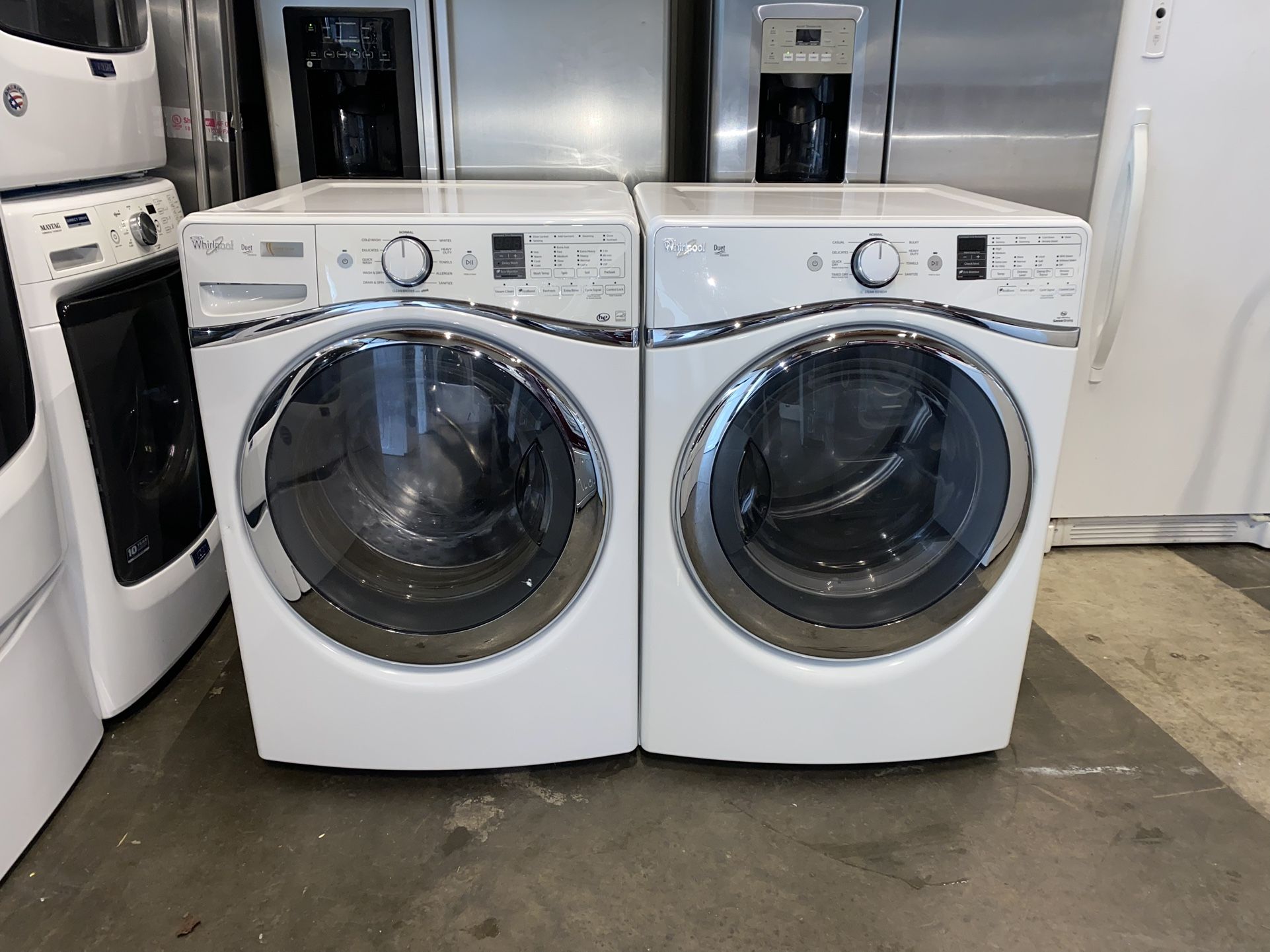 WHIRLPOOL XL CAPACITY WASHER DRYER FREE DELIVERY INSTALLATION