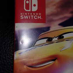 Original Disney cars Nintendo switch game