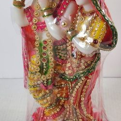 eSplanade Resin Radha Krishna on Sofa Murti Idol Statue Sculpture (16 Inches) #669