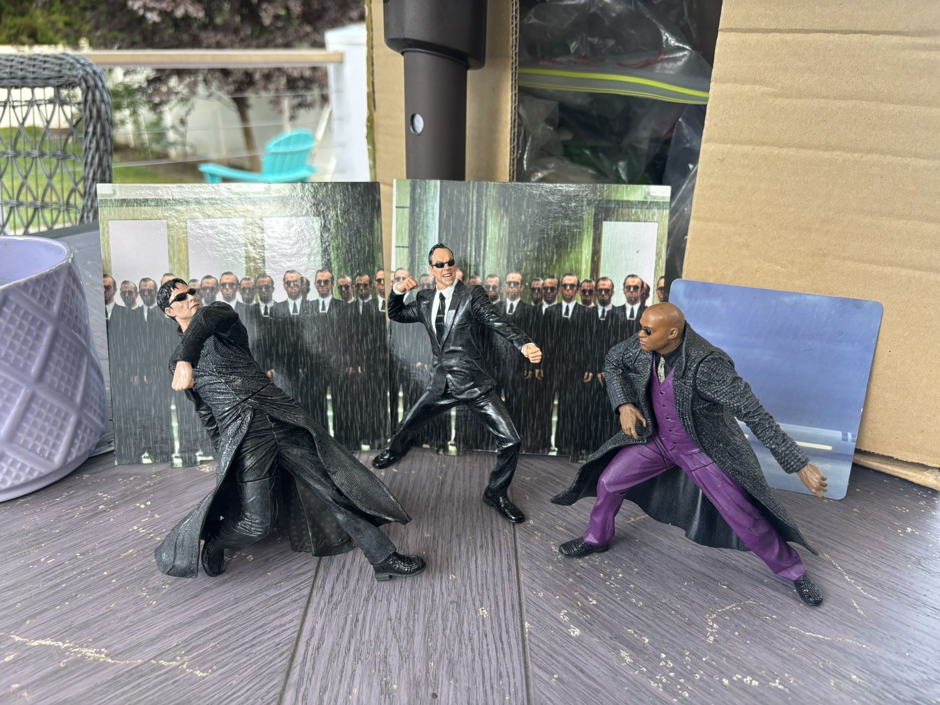 McFarlane Toys The Matrix Series 2 NEO, Morpheus, Agent Smith Matrix Revolutions