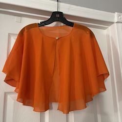 (1) Halloween Poncho Size S/M