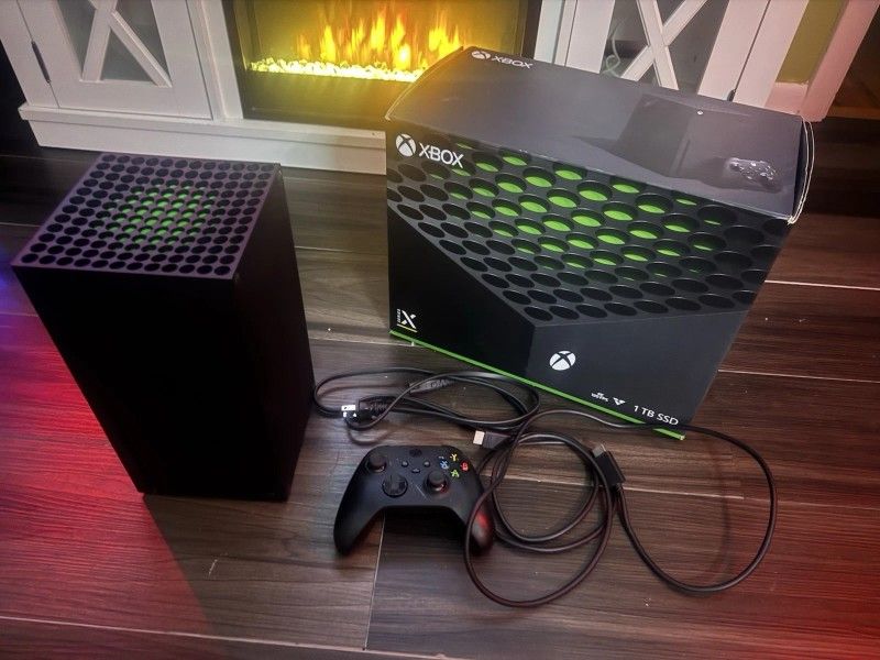 Xbox Series X Video Game Console & Controller Open Box Never Played