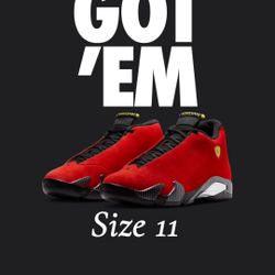Jordan 14 - Ferrari (2025) - Size 11