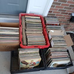 Vinyl record collection