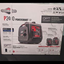 P2400 PowerSmart Series 2400-Watt Recoil Start Gasoline Powered Inverter Generator with OHV Engine featuring CO Guard