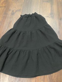 Girls black long skirt size 10 by SHEIN #23