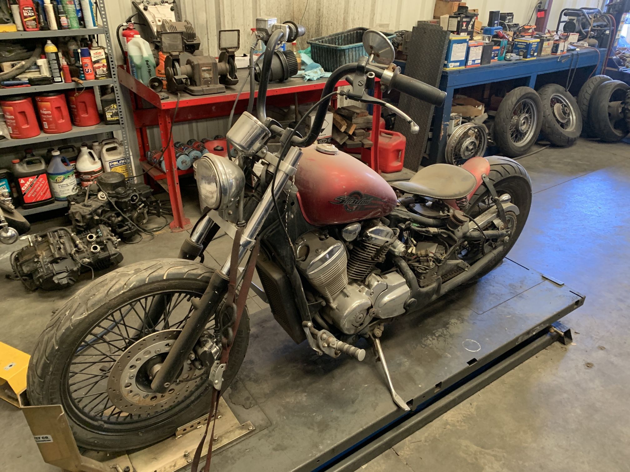 Parting Out: 2006 VT600 Shadow 600 Motorcycle Wheels Rims Motor Engine Parts
